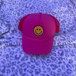 PINK SMILE HAT